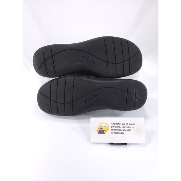 Clarks Collection Casual Slip On Loafer Flat Womens Size 7 15260 Black - Picture 9 of 9